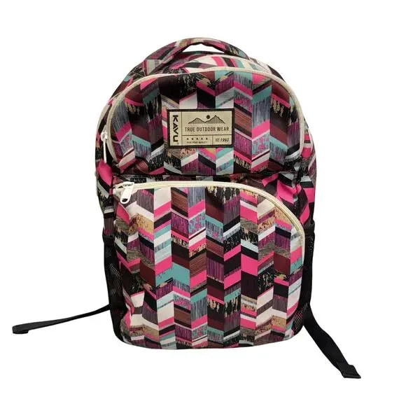 Kavu Pink and White Patterned Backpack Kavu | Bags | Pink And White Kavu Bag | Poshmark main image 4